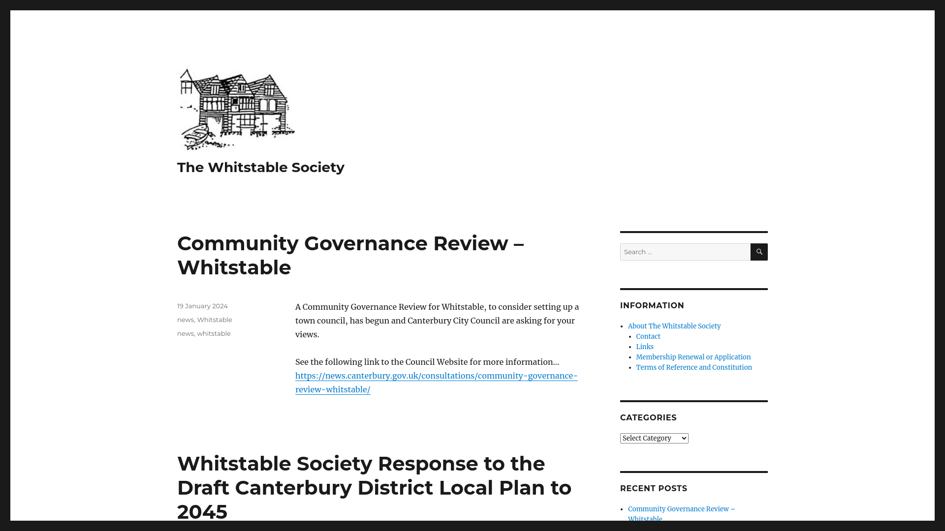 Website screenshot