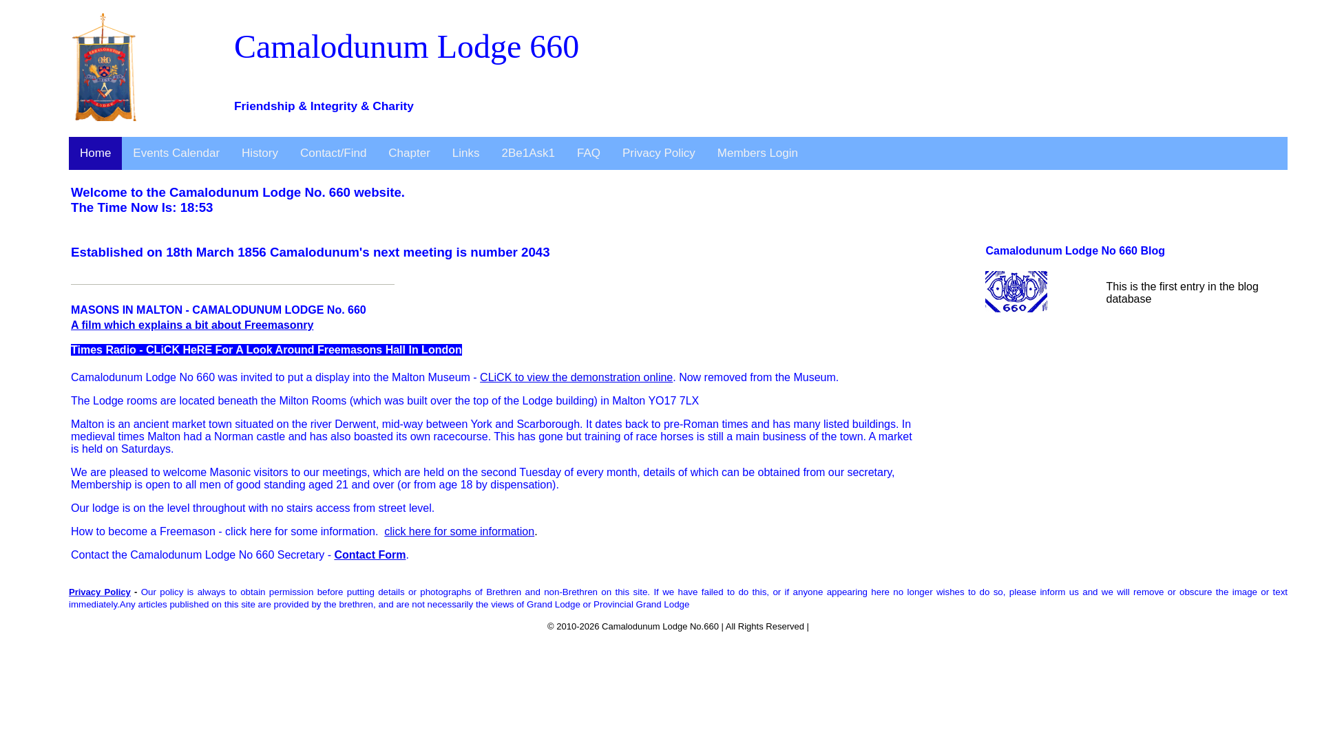Website screenshot
