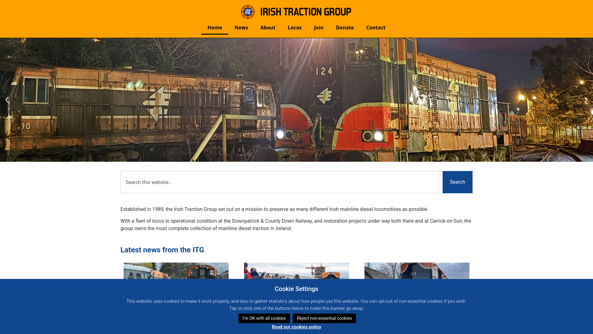 Website screenshot