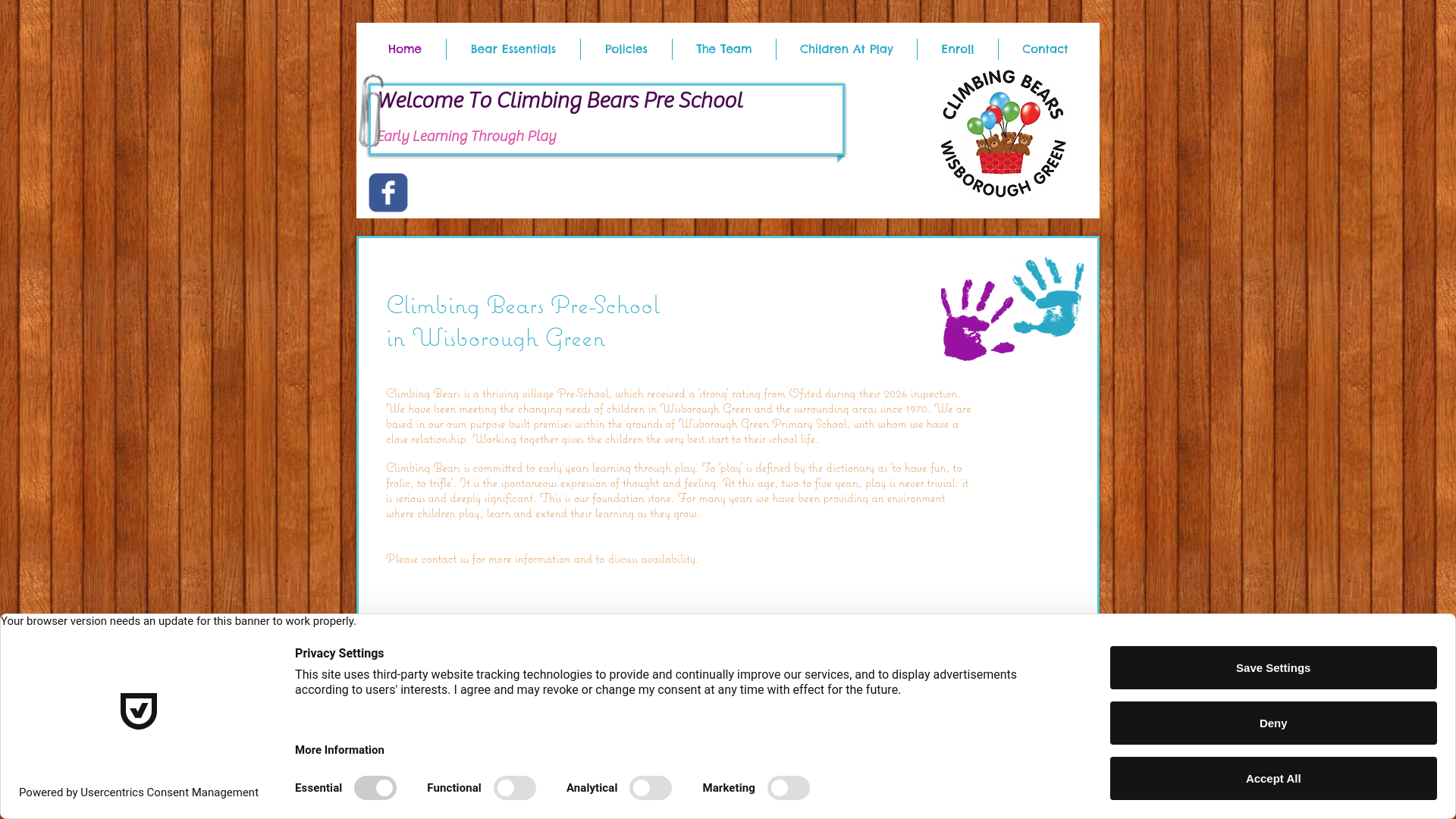 Website screenshot