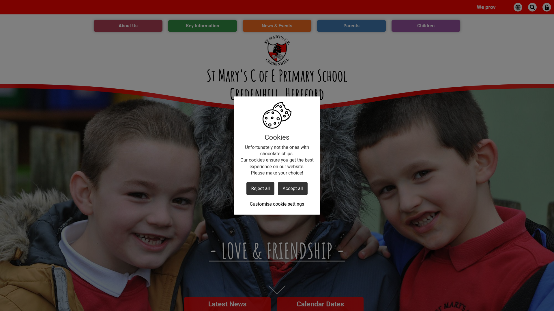 Website screenshot