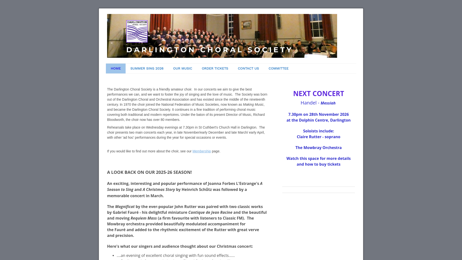 Website screenshot