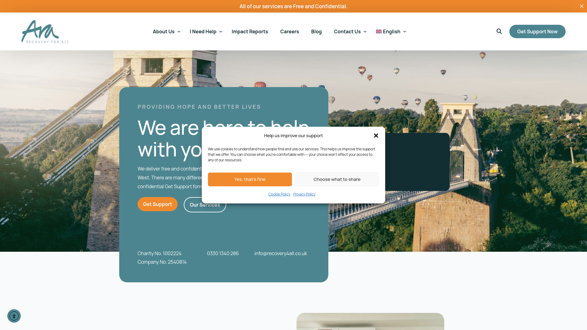 Website screenshot