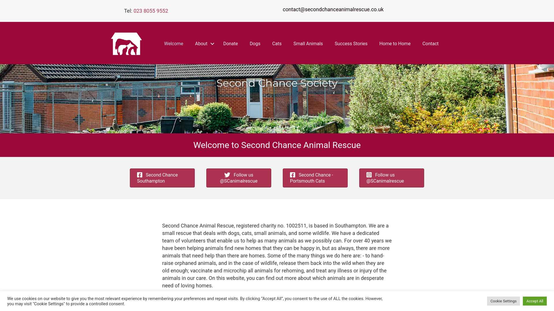 Website screenshot