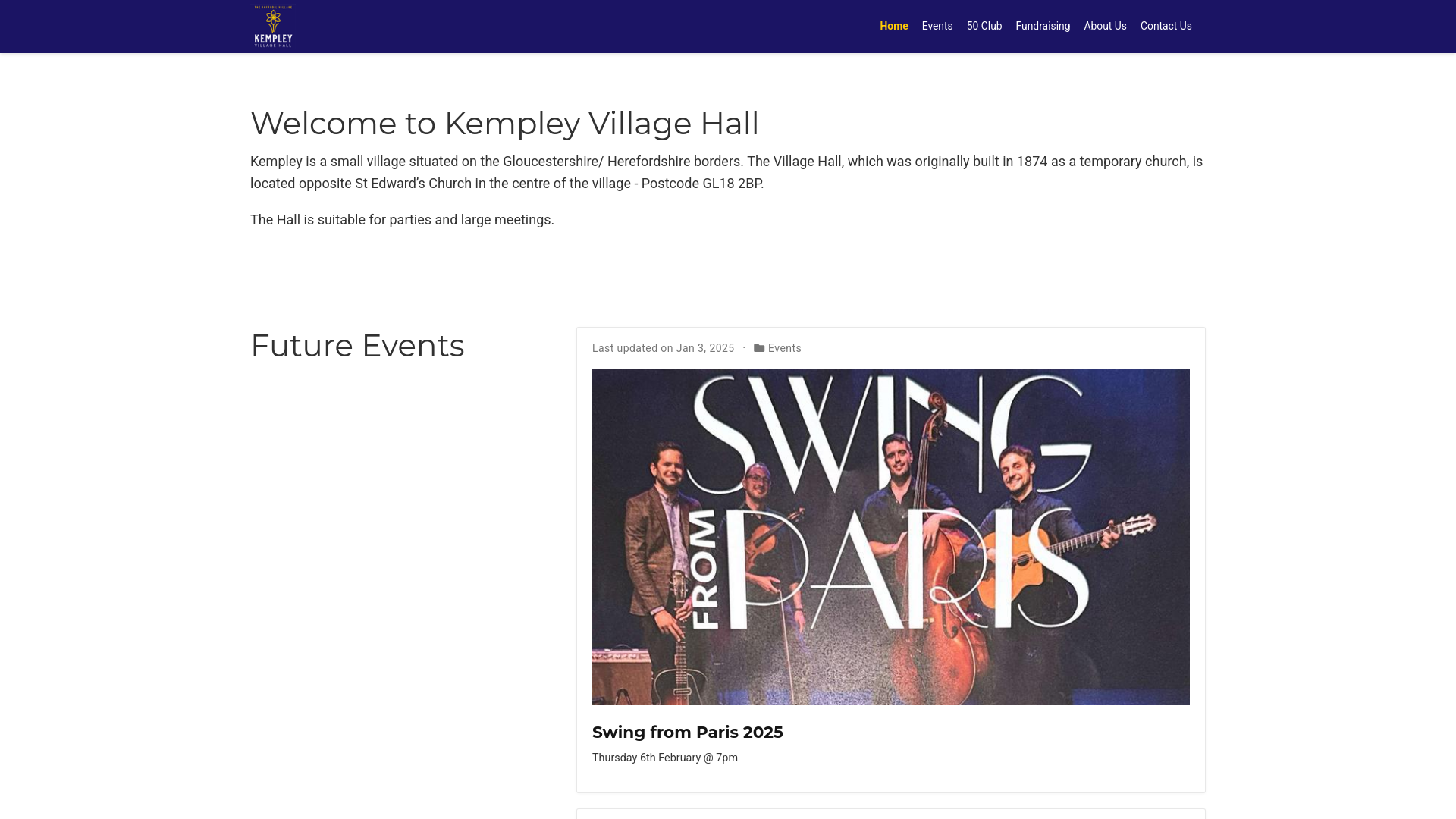 Website screenshot