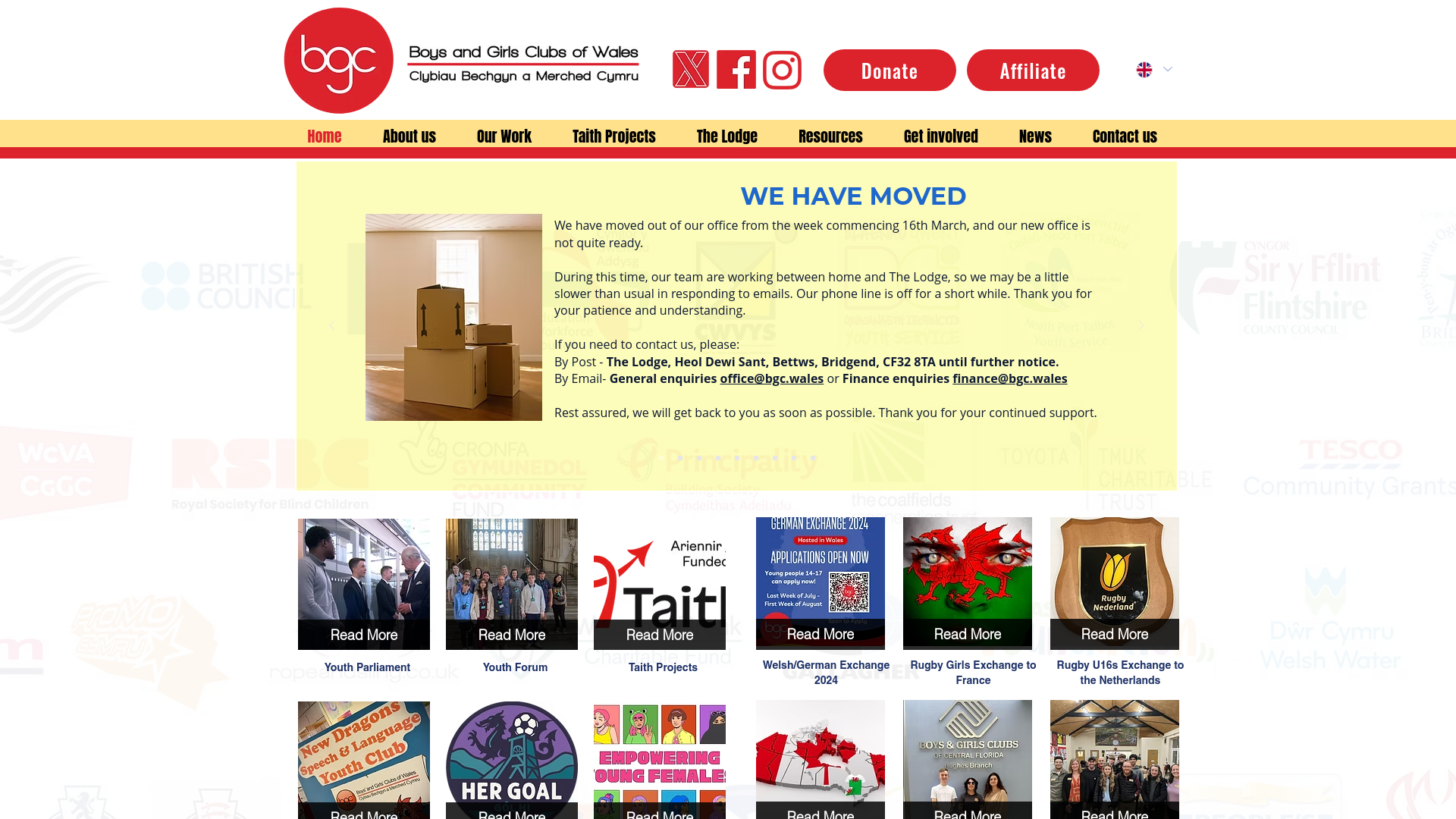 Website screenshot