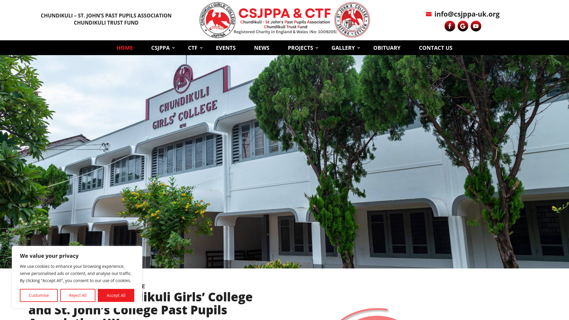 Website screenshot