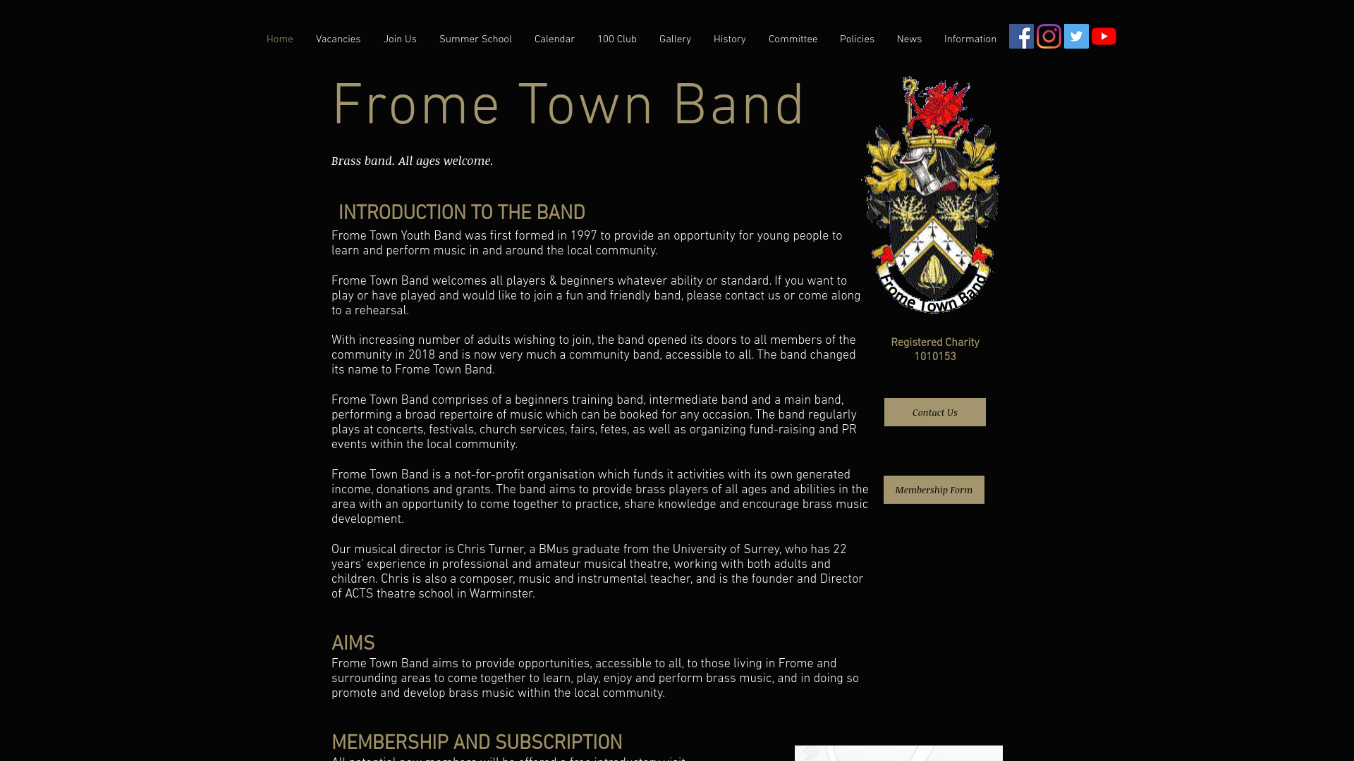 Website screenshot