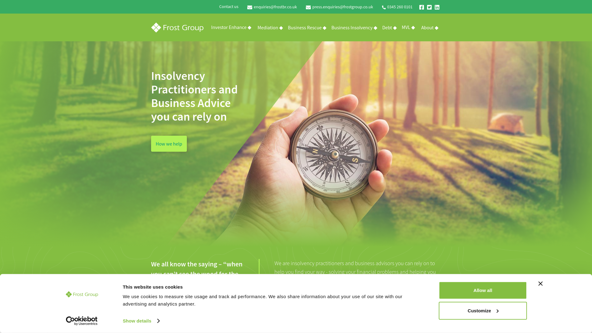 Website screenshot