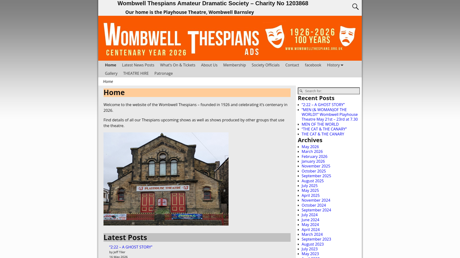 Website screenshot
