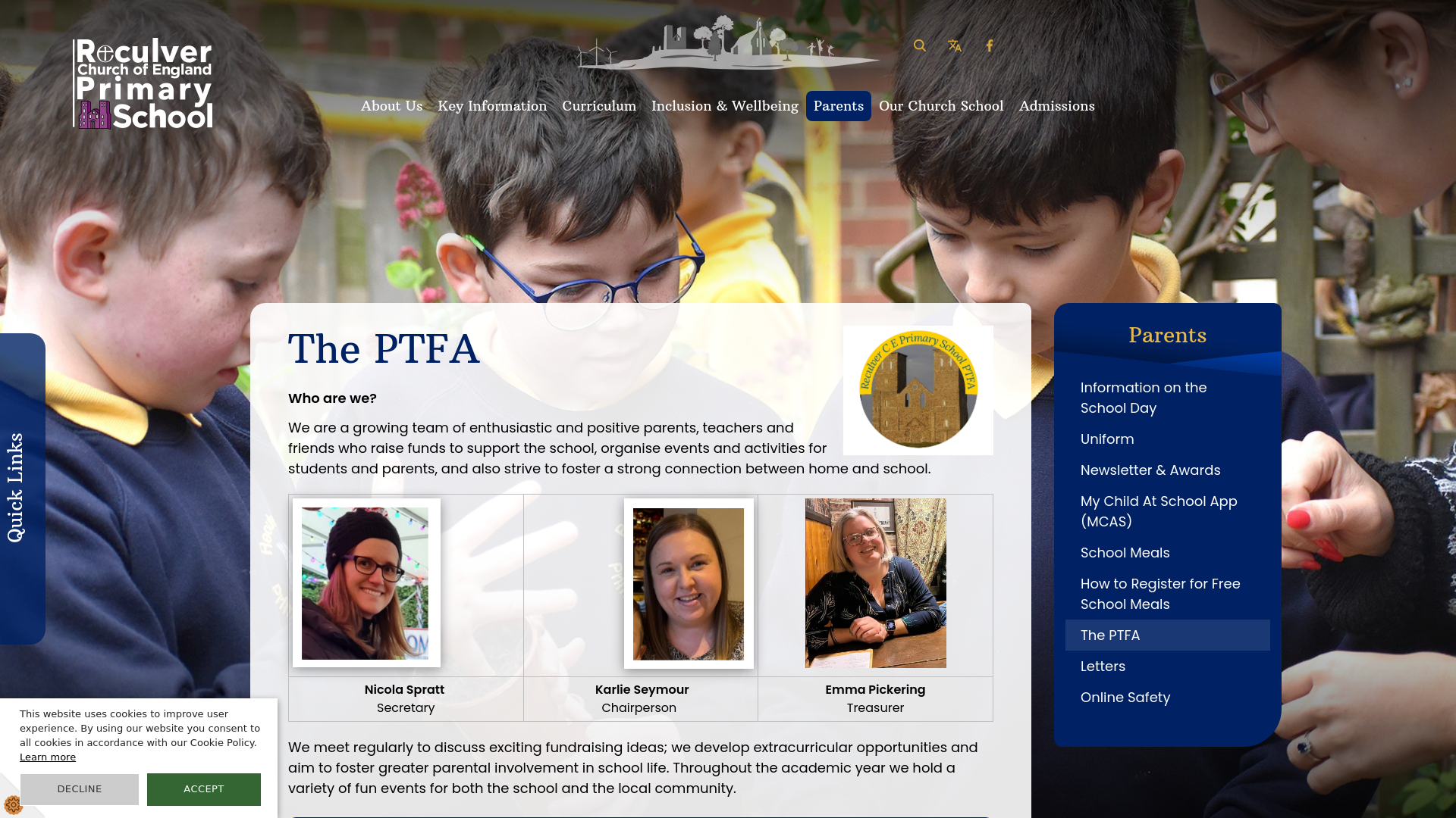Website screenshot