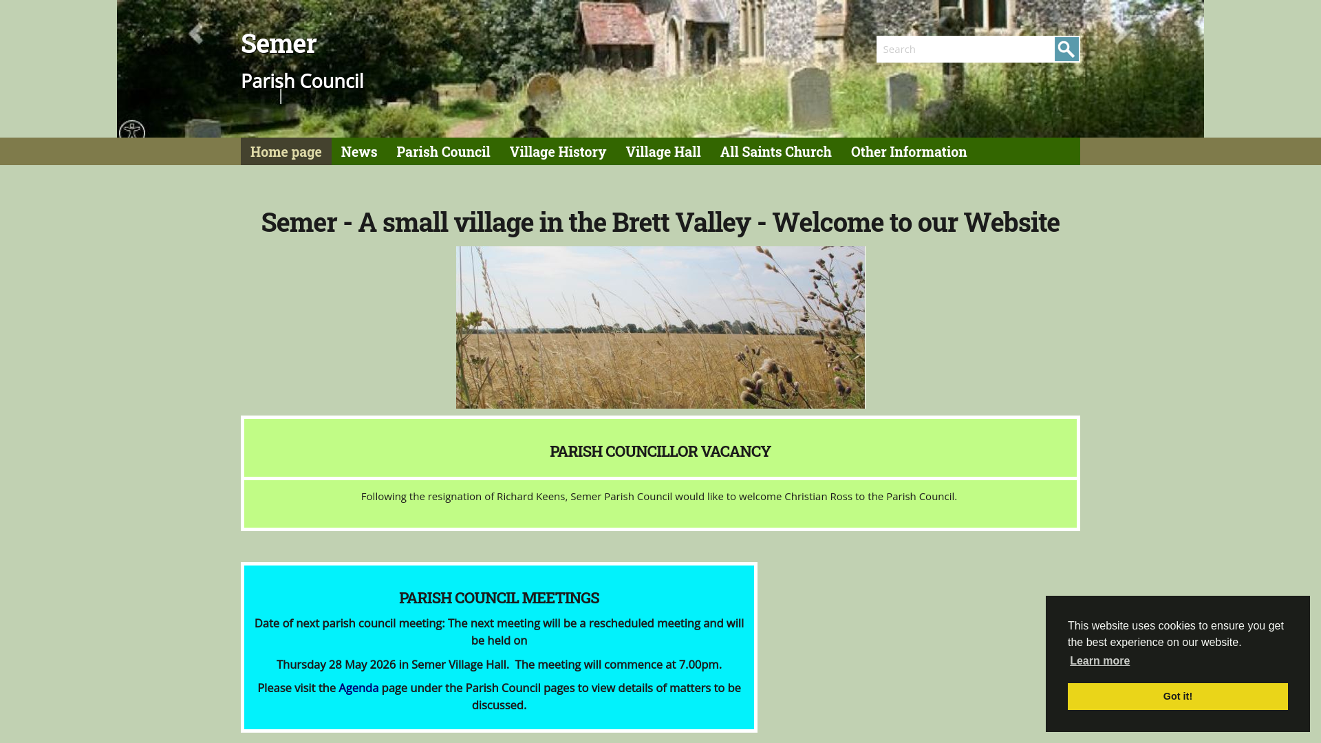 Website screenshot