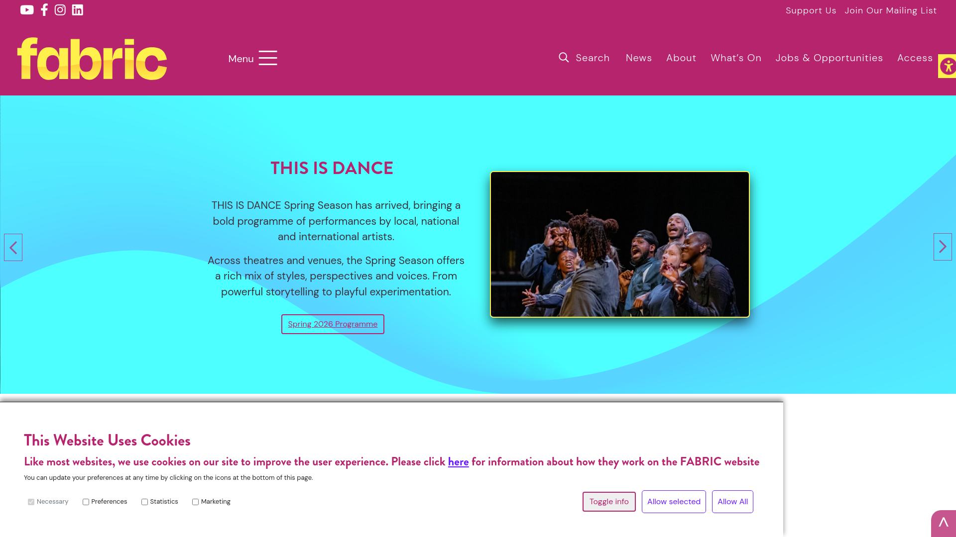 Website screenshot