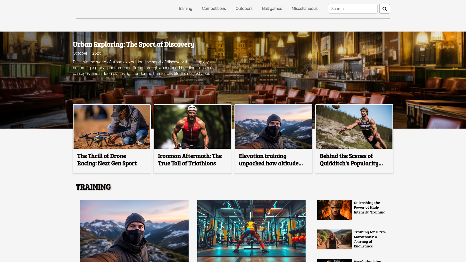 Website screenshot