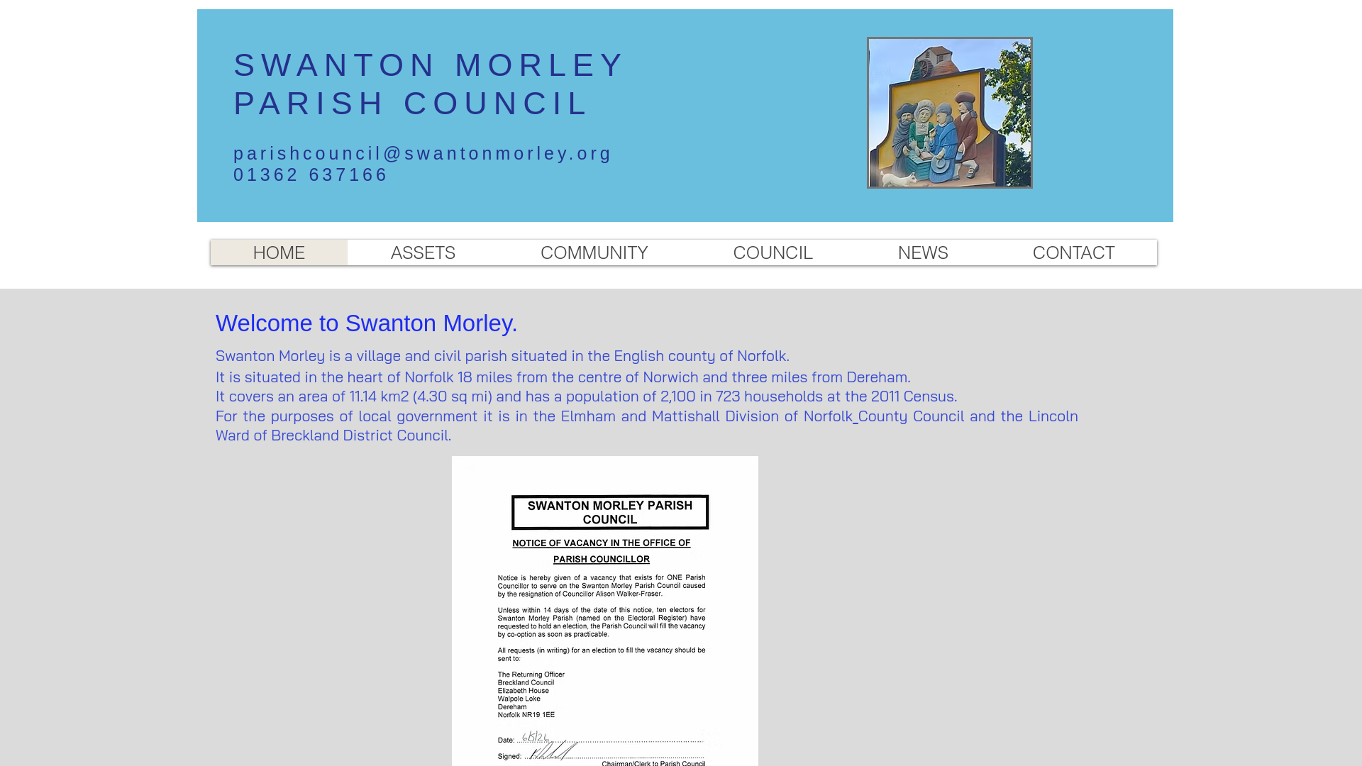 Website screenshot
