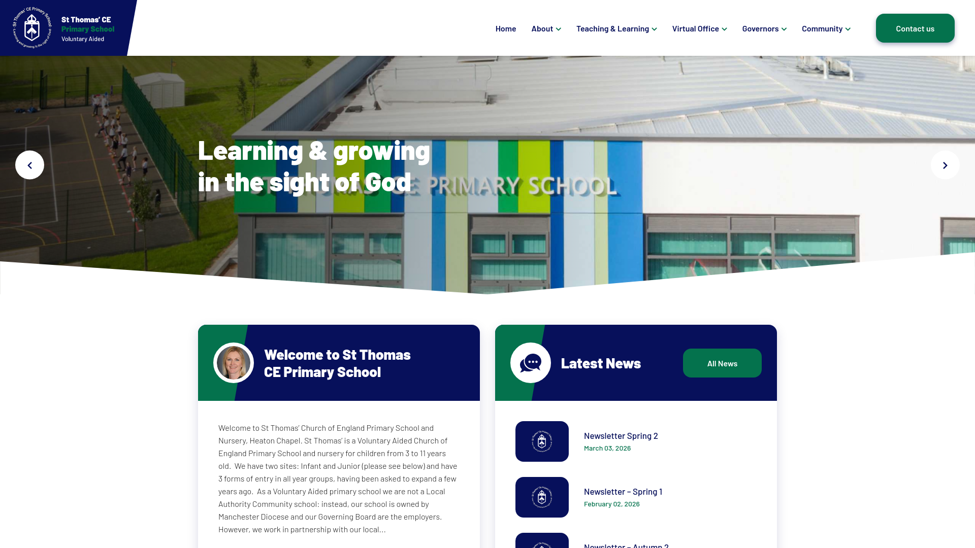Website screenshot