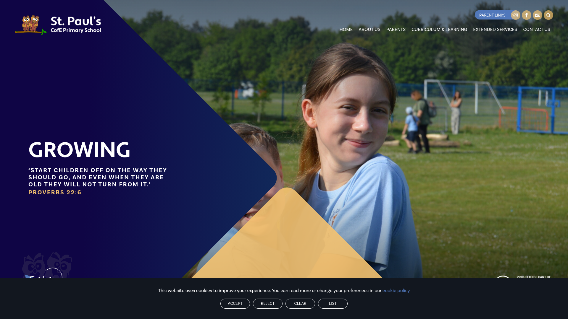 Website screenshot