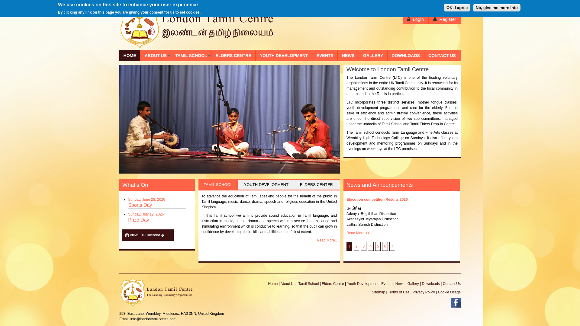Website screenshot