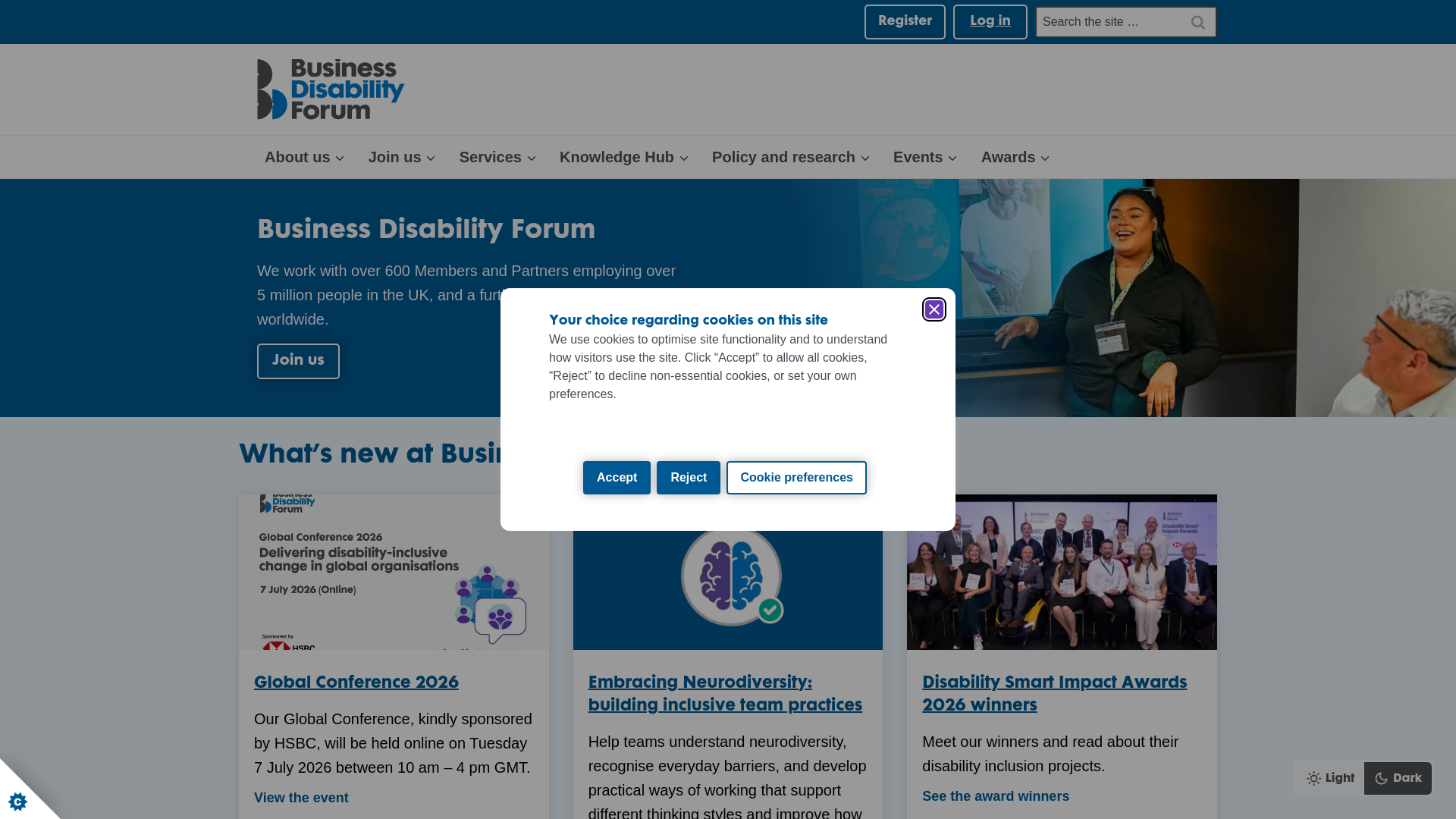 Website screenshot