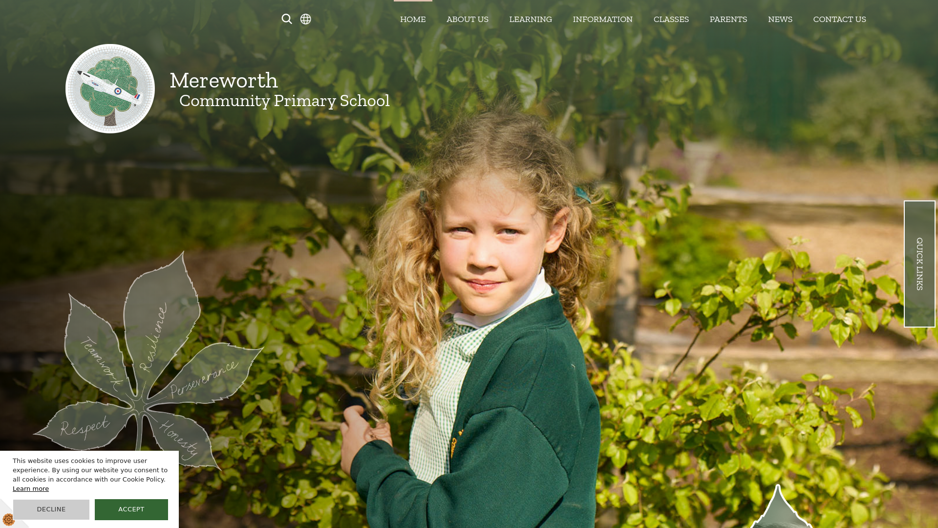 Website screenshot