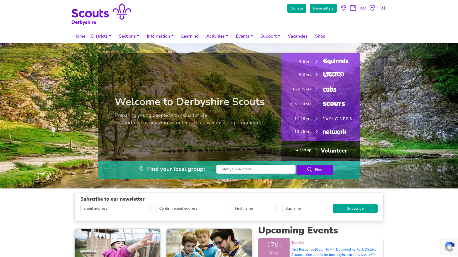 Website screenshot