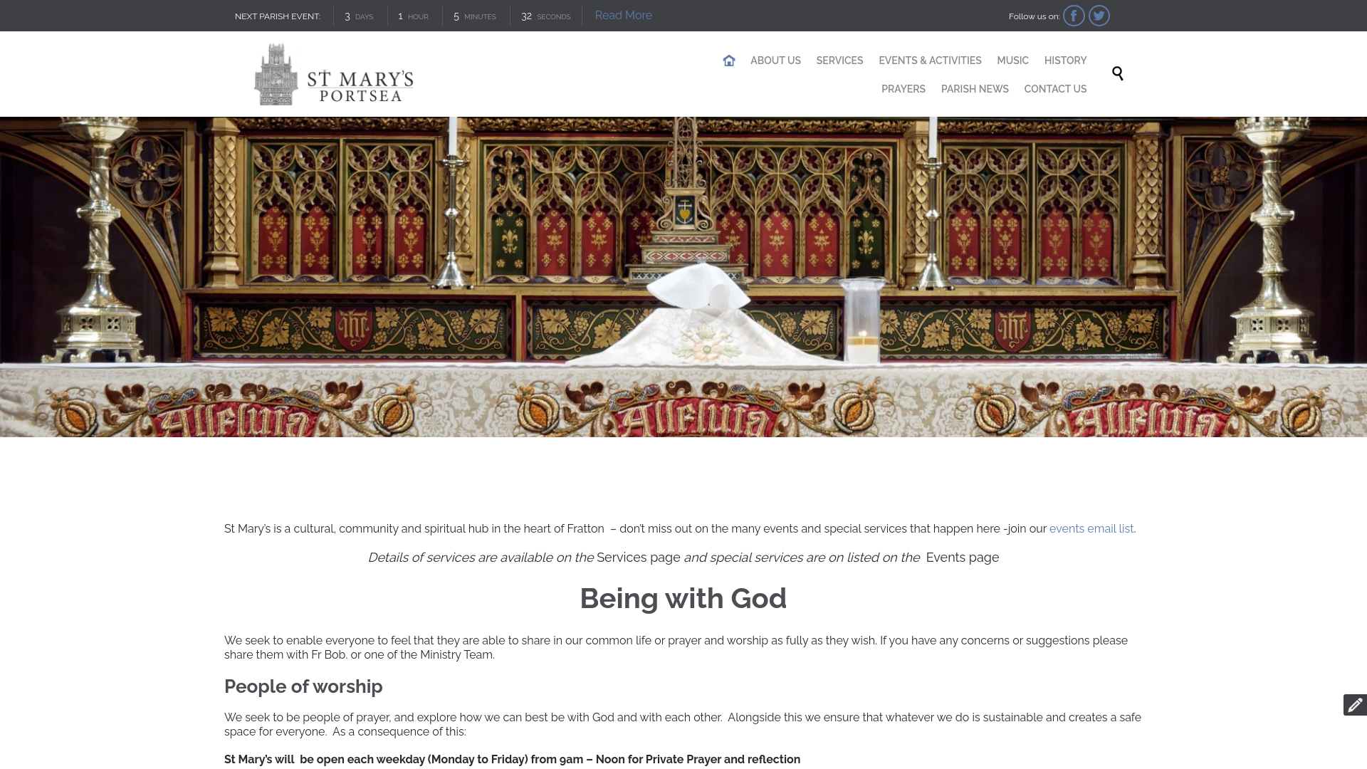 Website screenshot