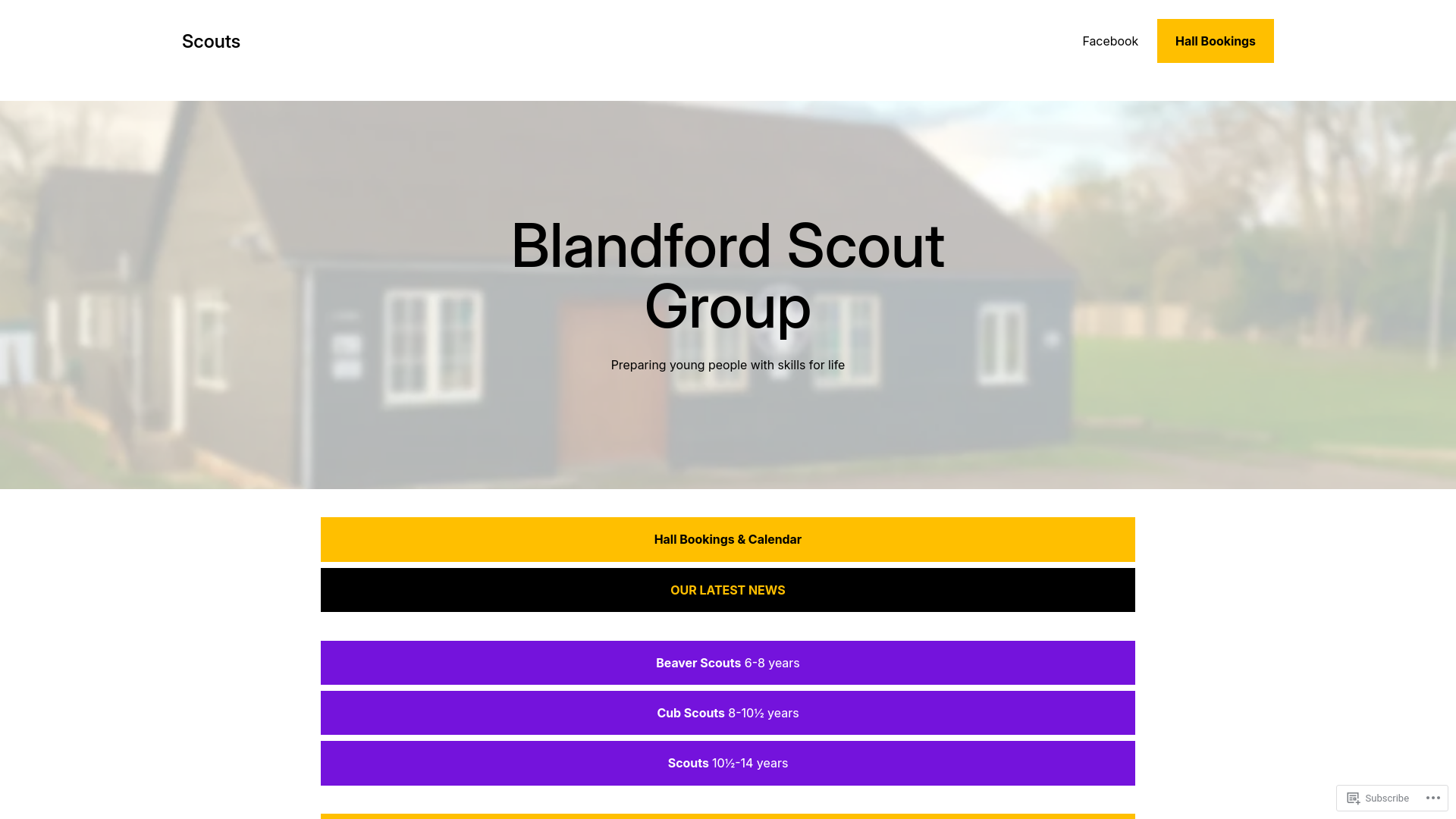 Website screenshot