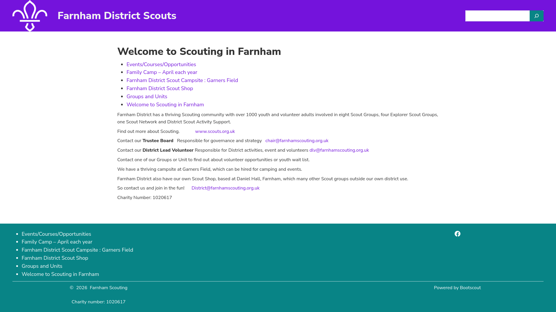 Website screenshot