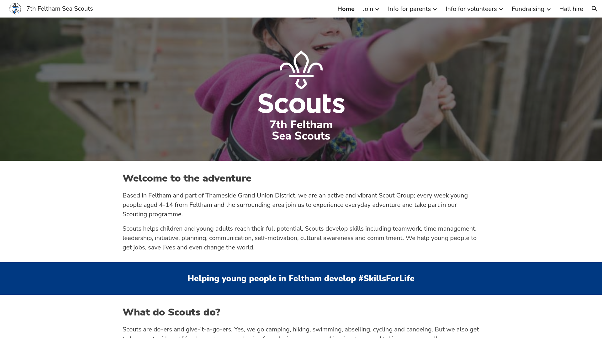 Website screenshot