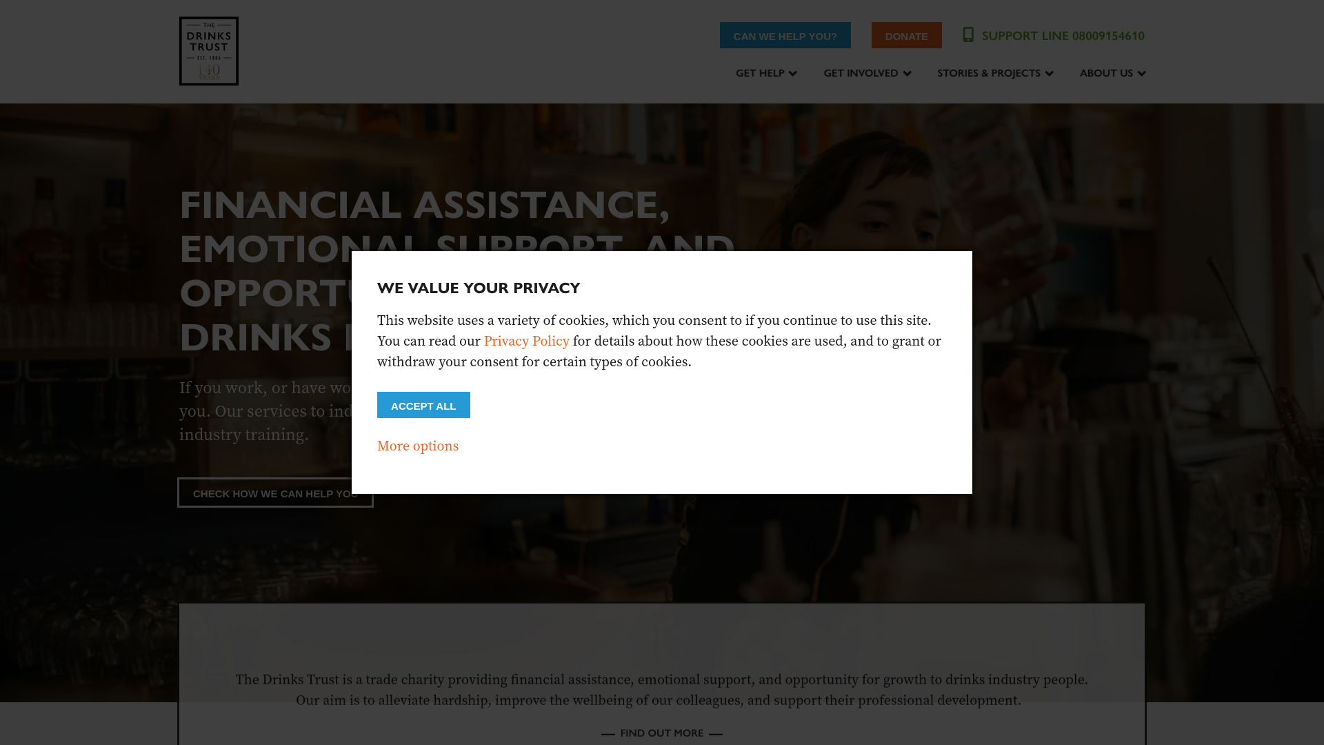 Website screenshot