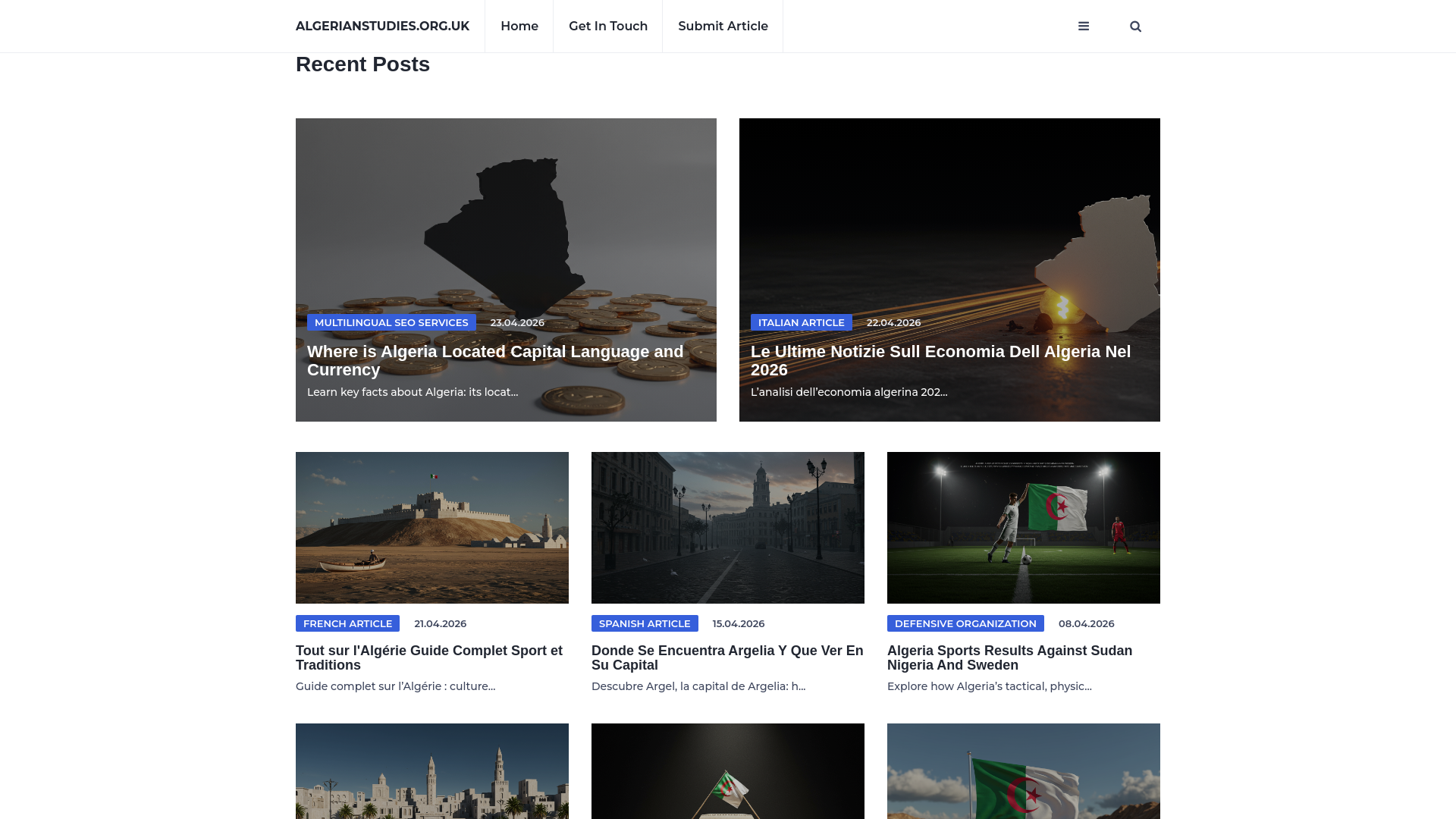 Website screenshot