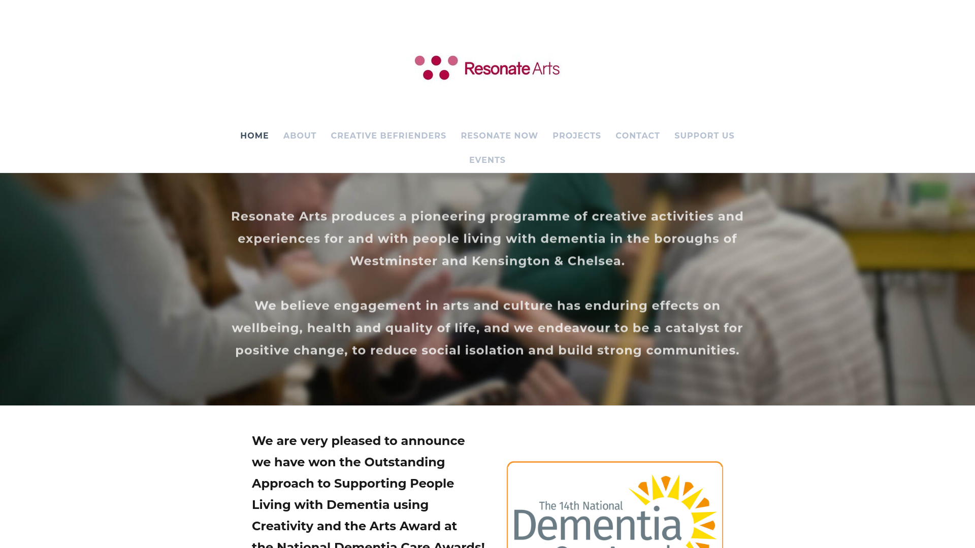 Website screenshot
