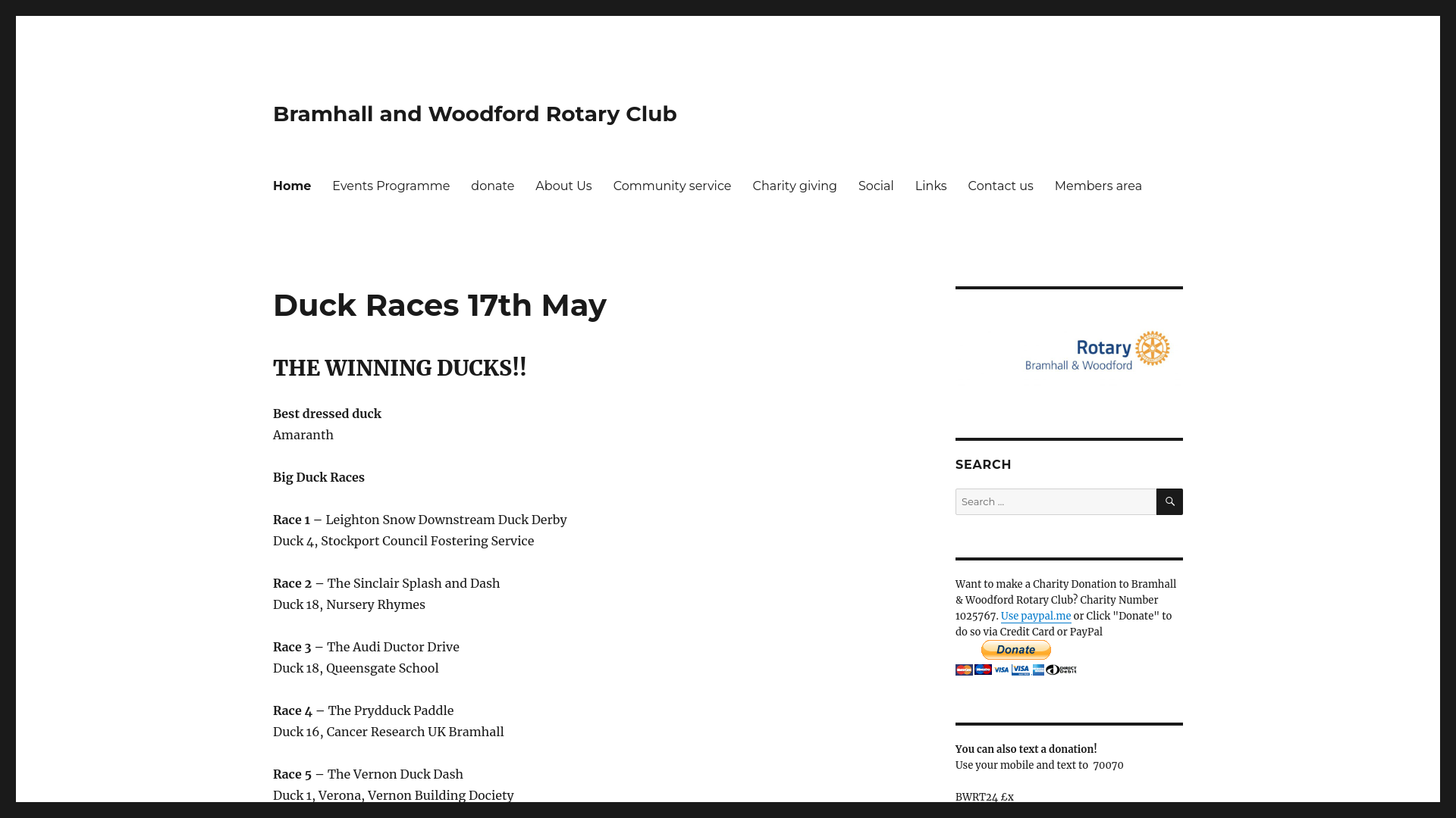 Website screenshot