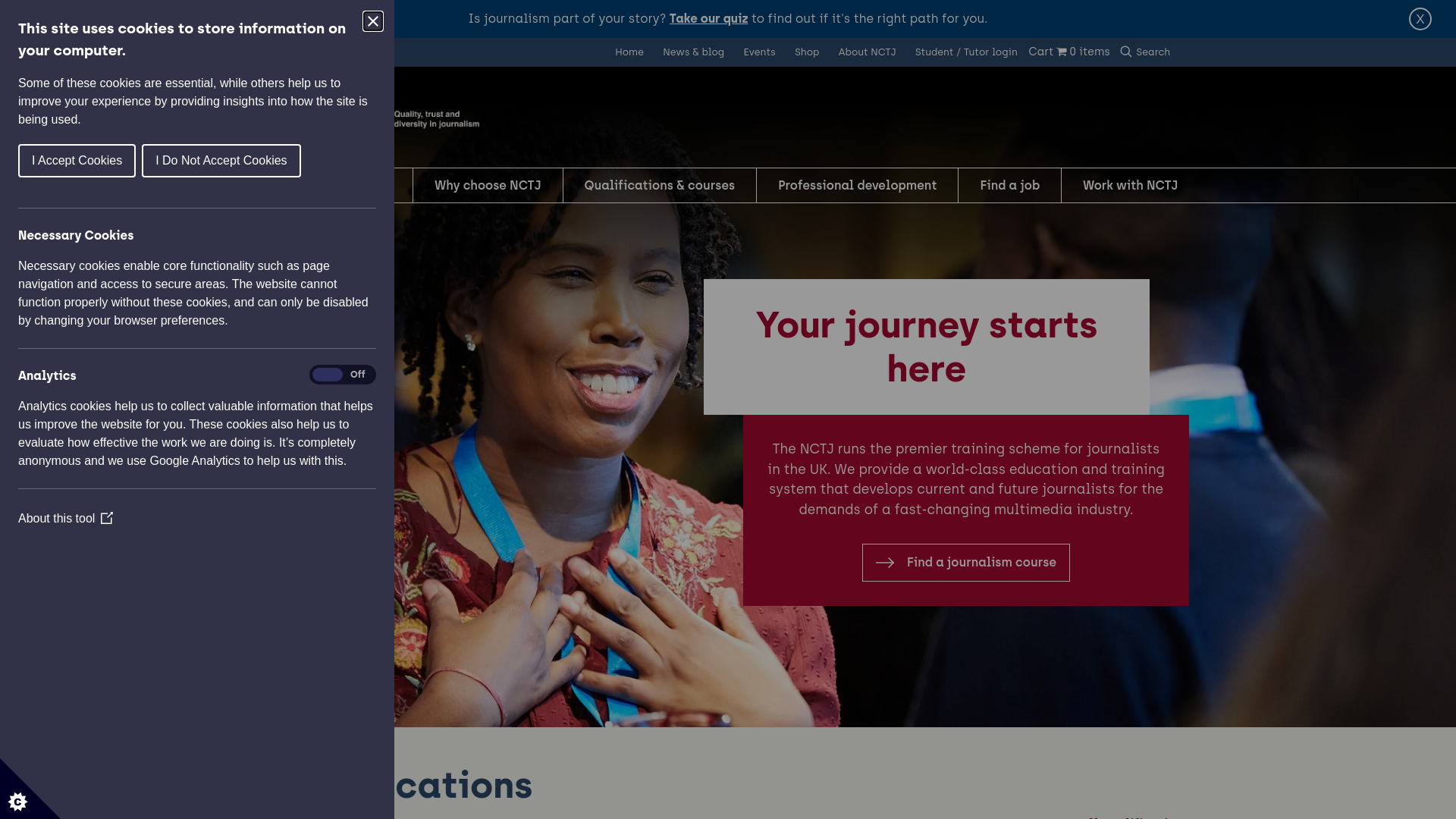 Website screenshot