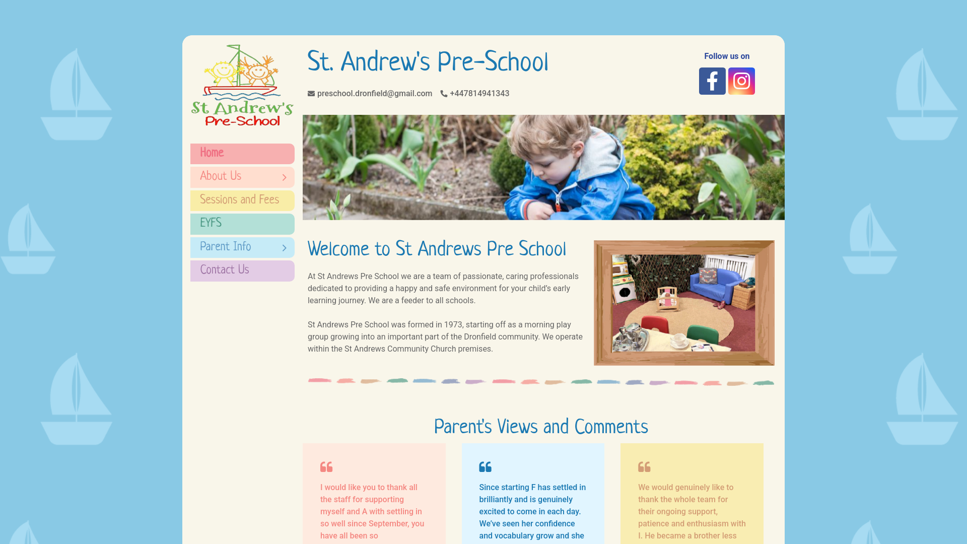 Website screenshot
