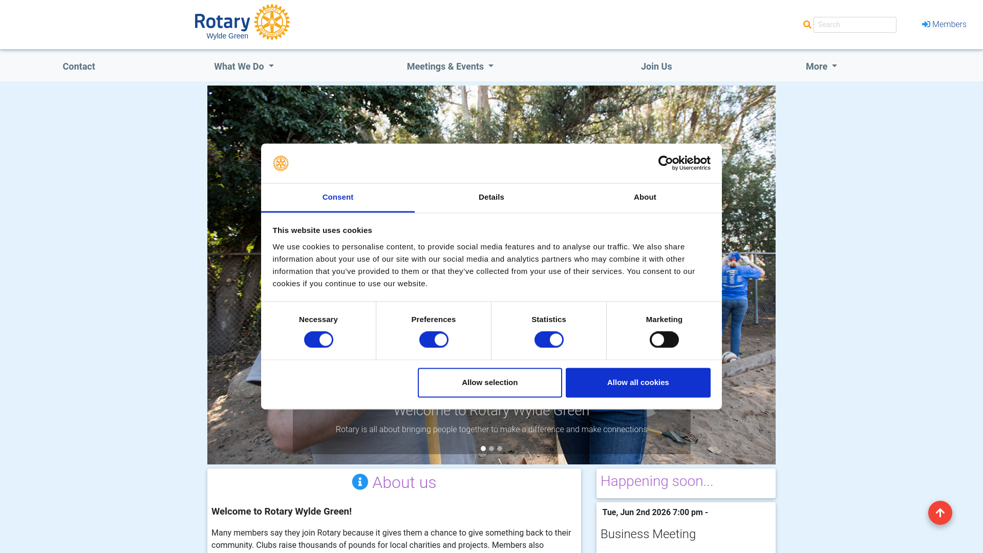 Website screenshot