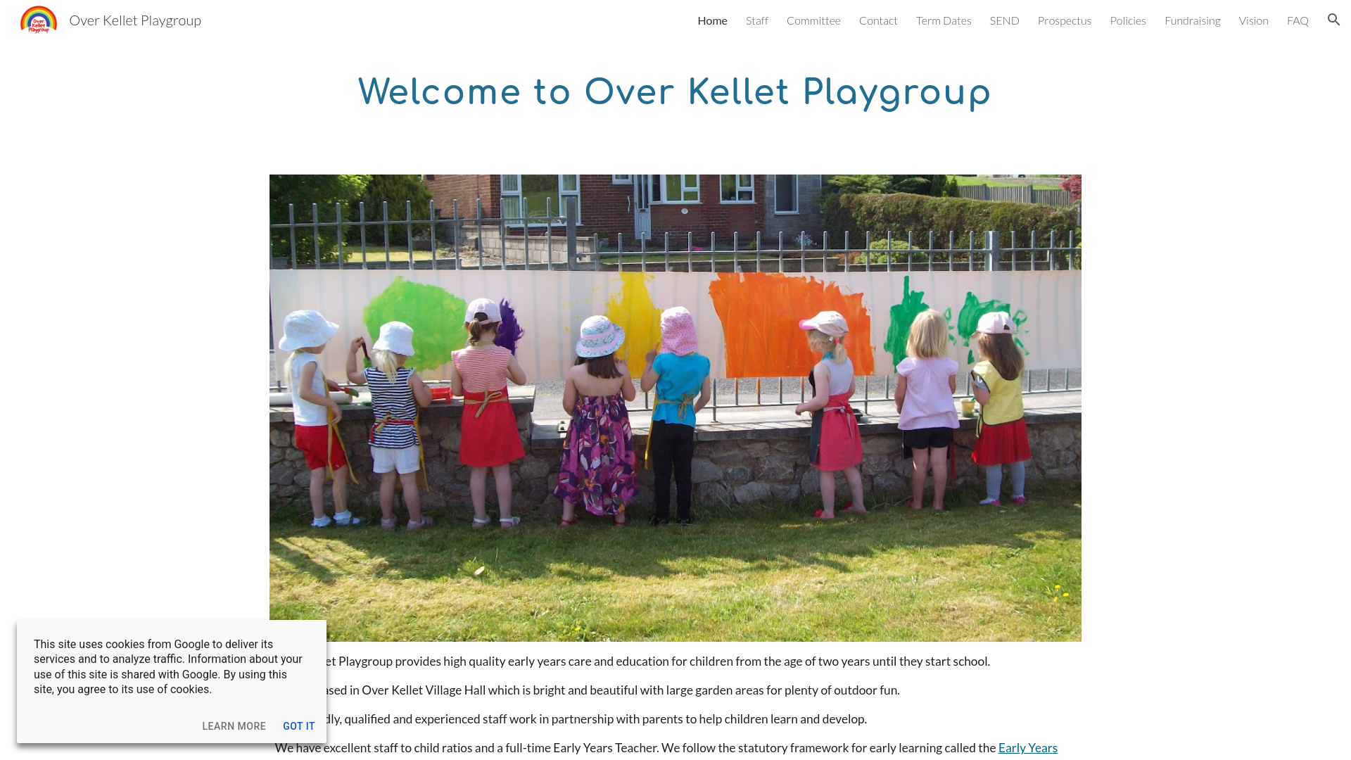 Website screenshot