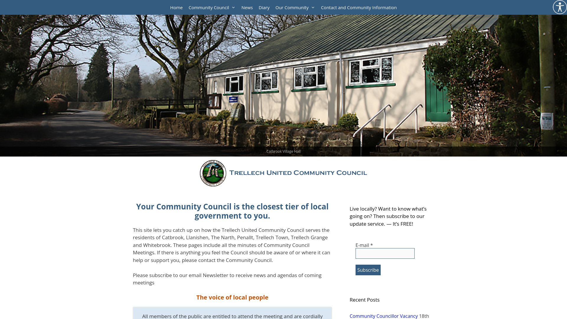 Website screenshot