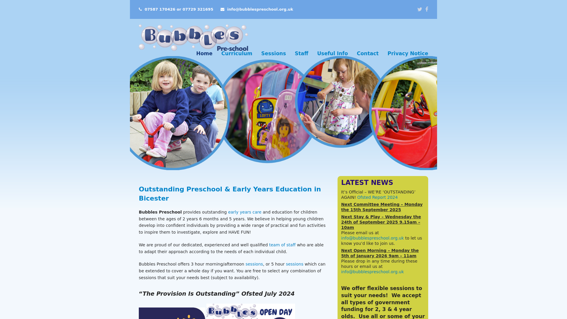 Website screenshot