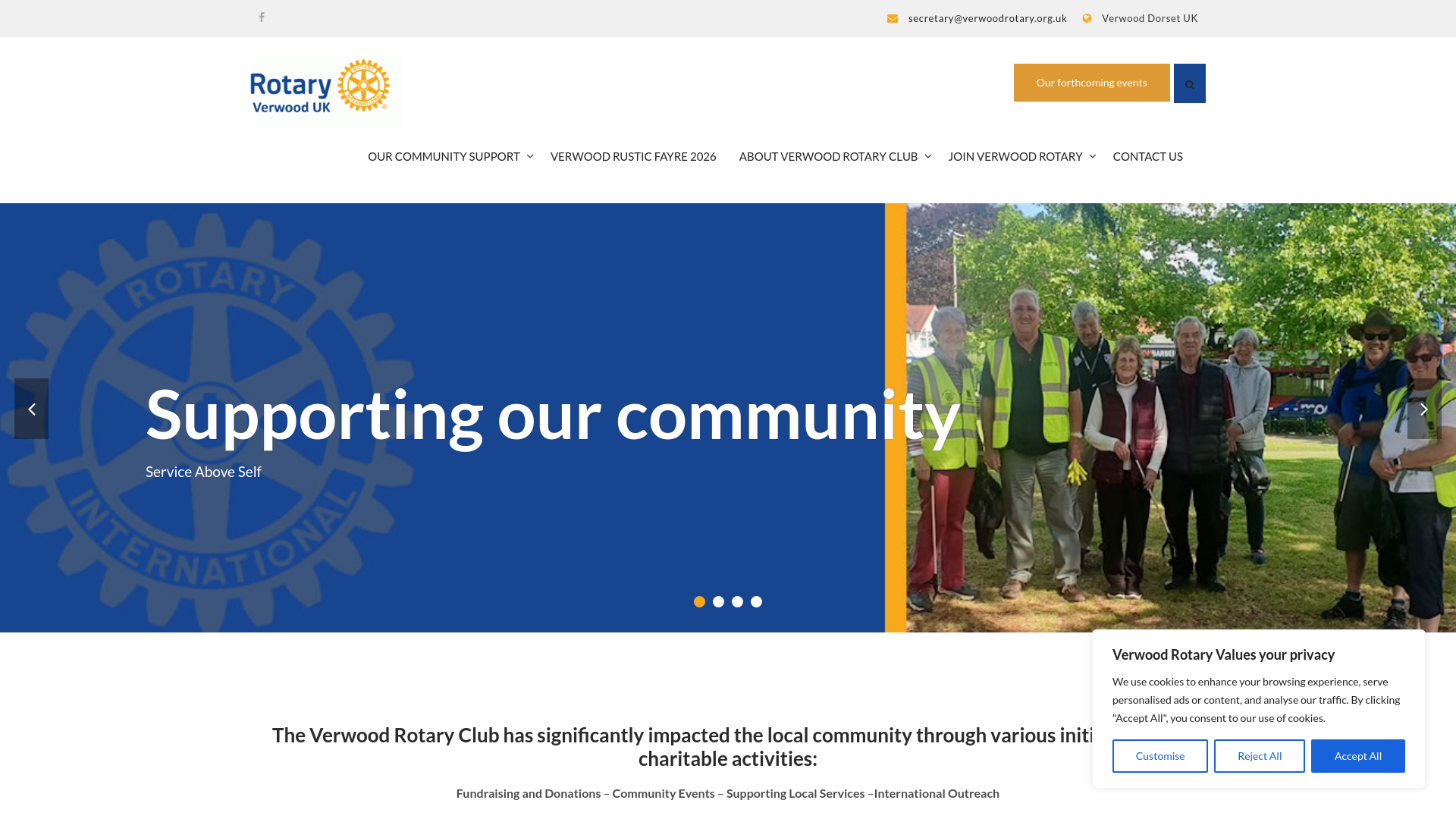 Website screenshot