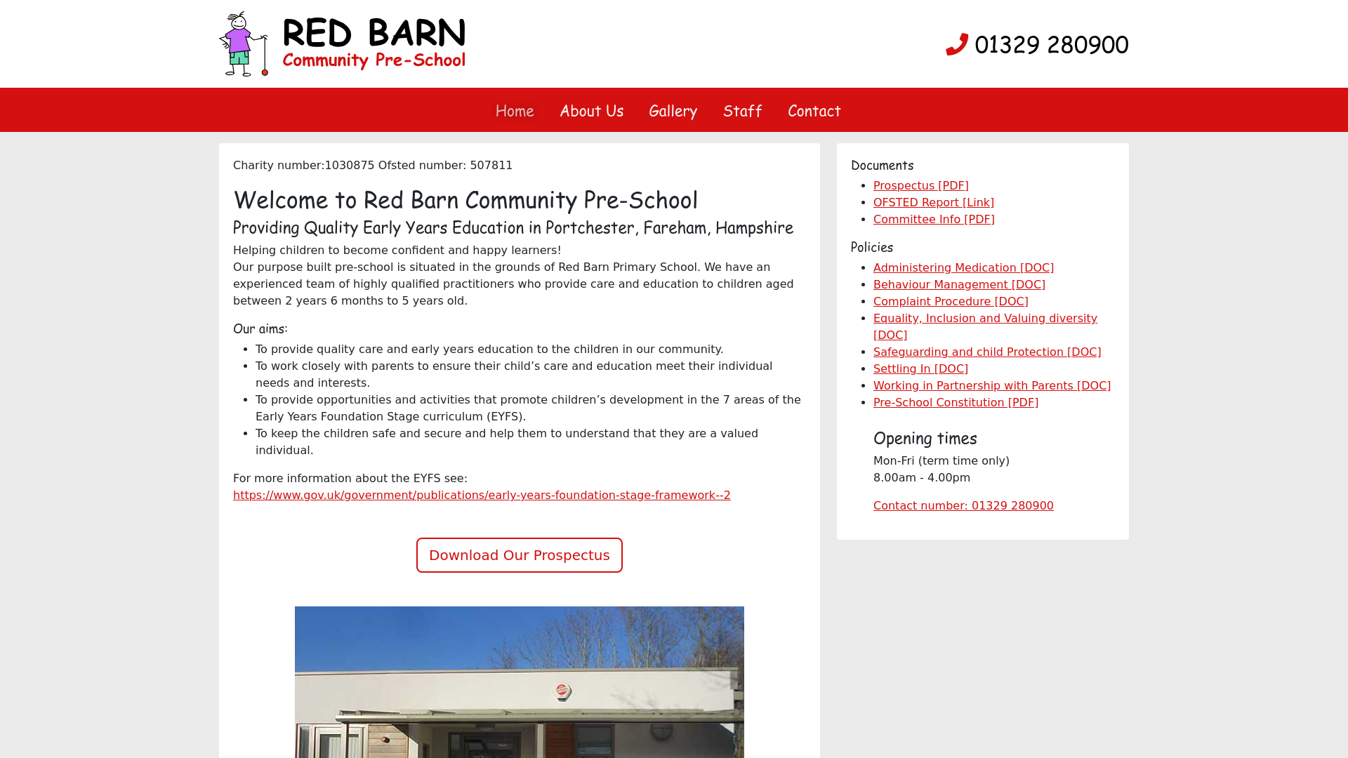 Website screenshot