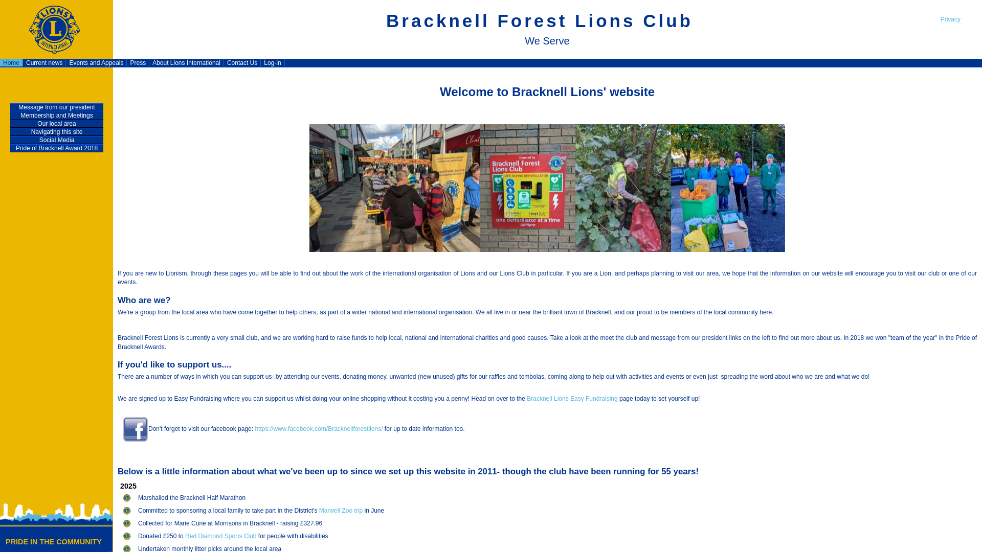 Website screenshot