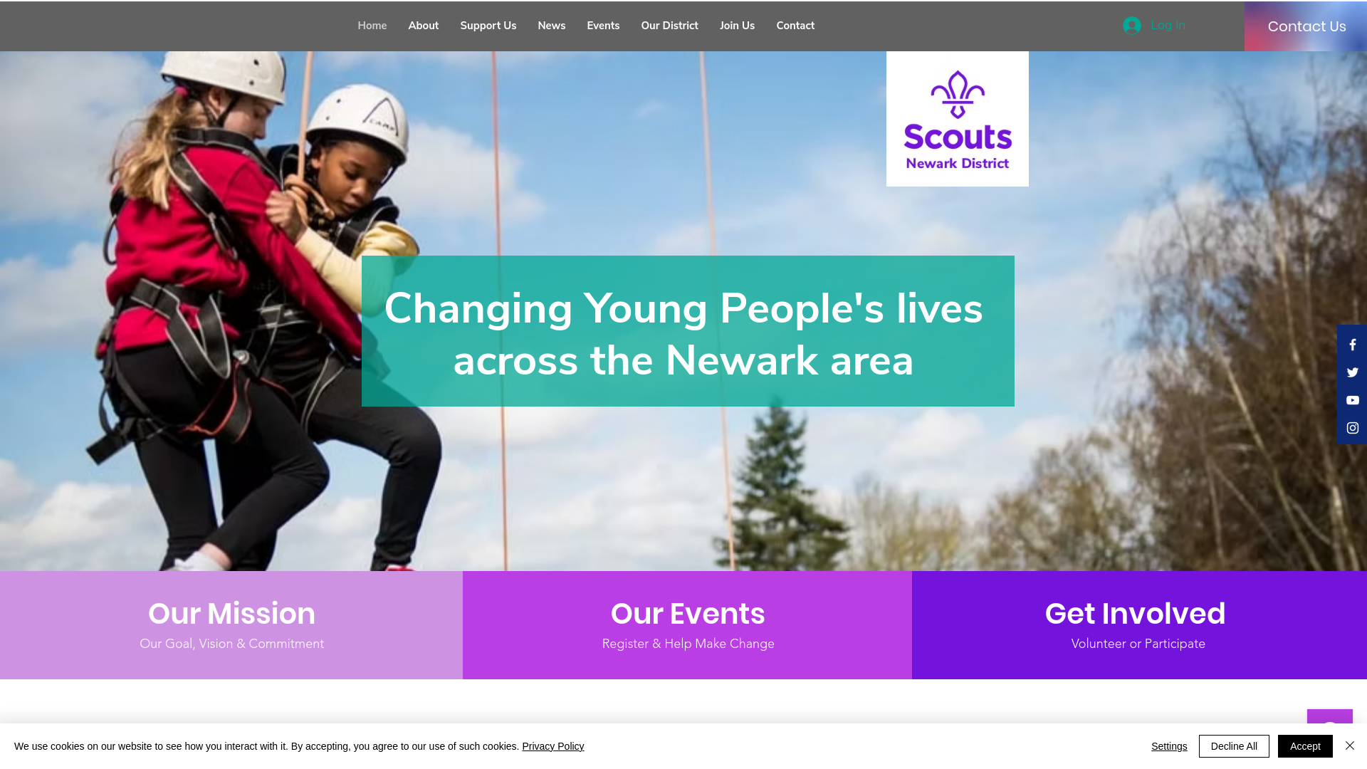 Website screenshot