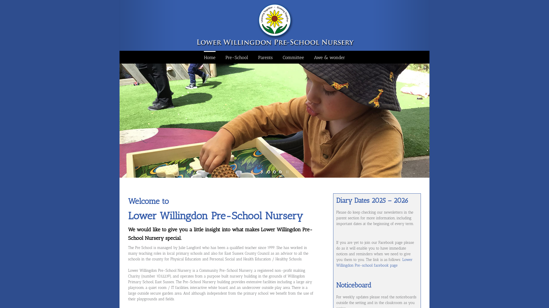 Website screenshot