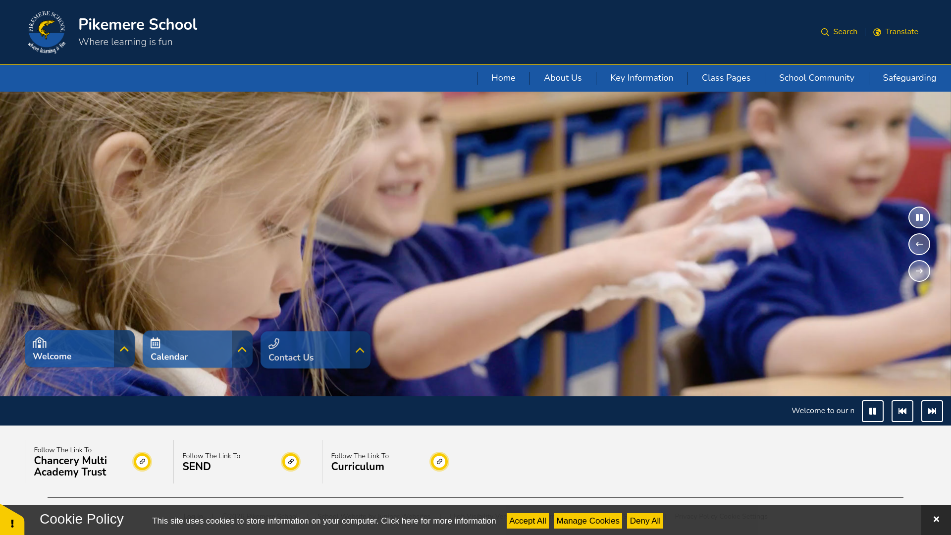 Website screenshot