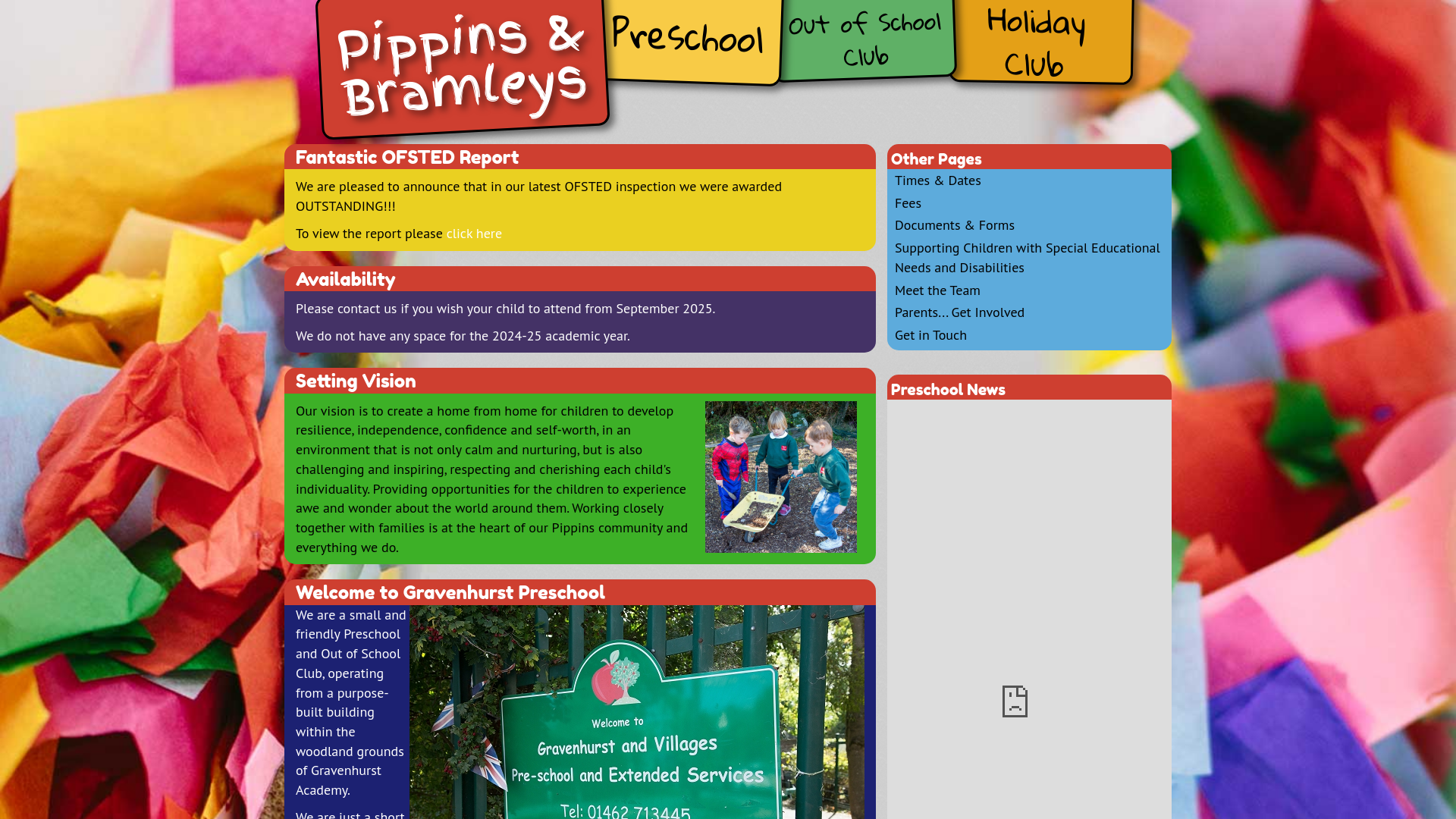 Website screenshot
