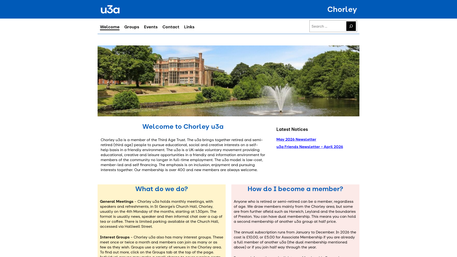 Website screenshot