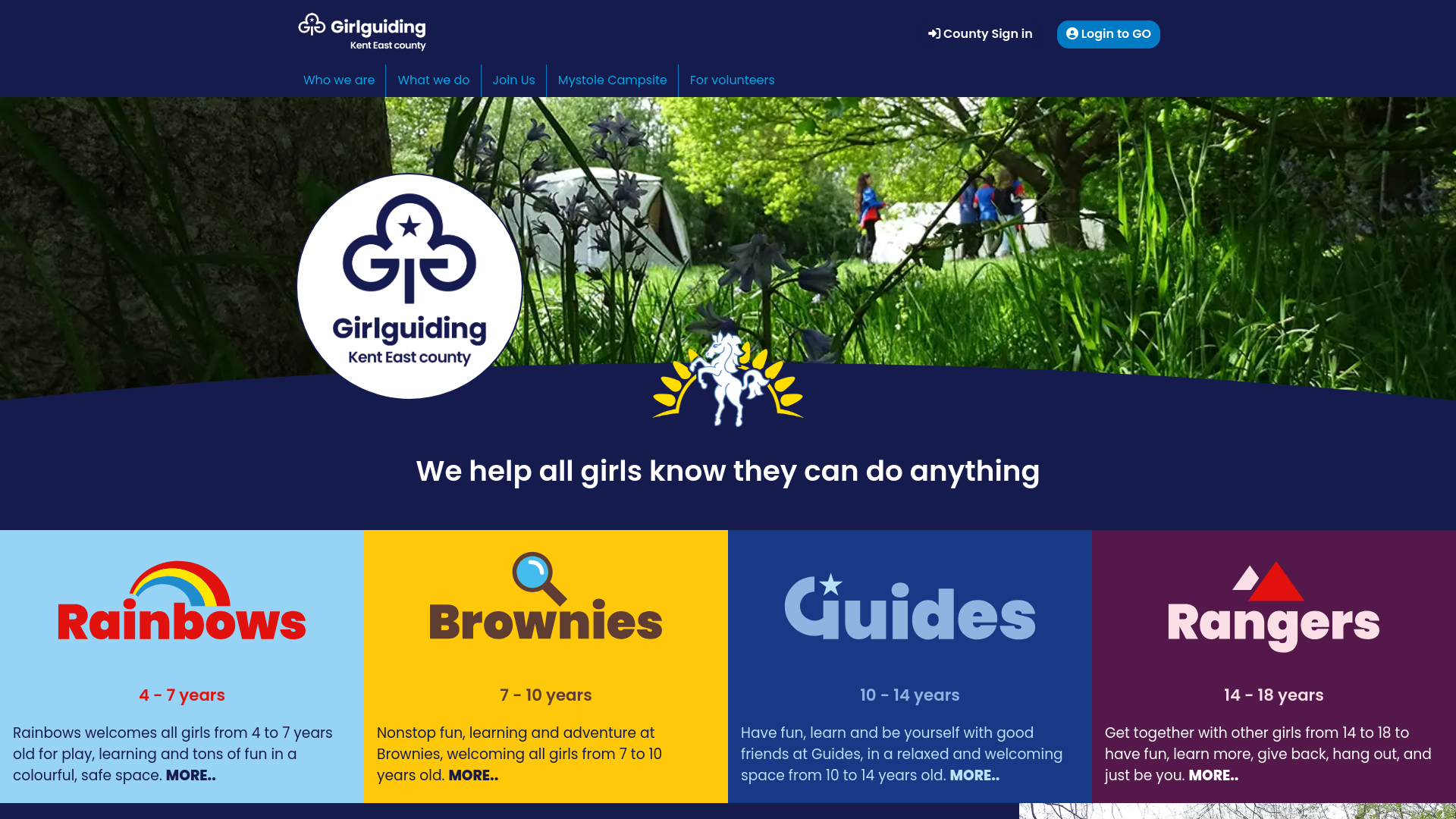 Website screenshot