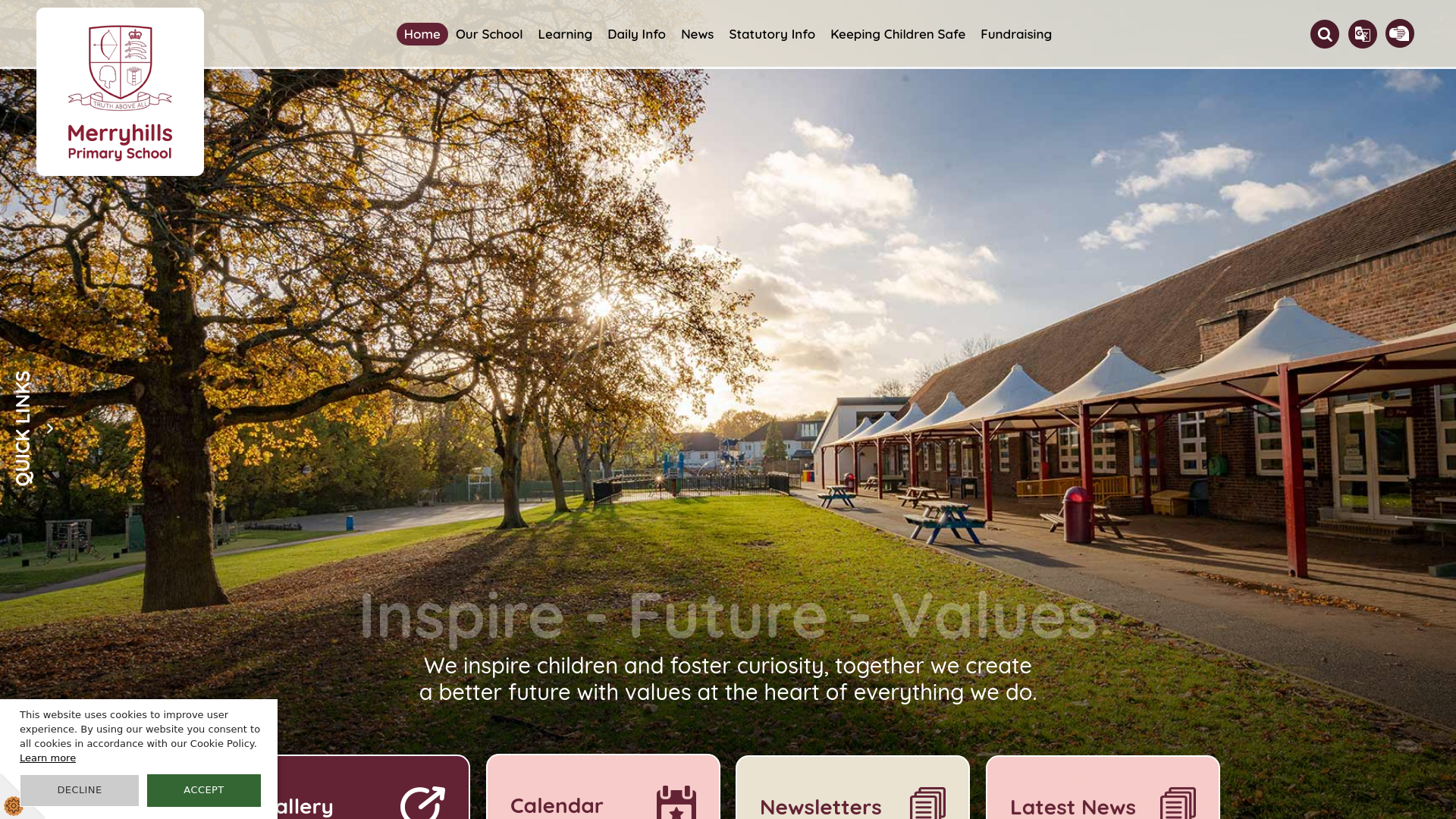 Website screenshot