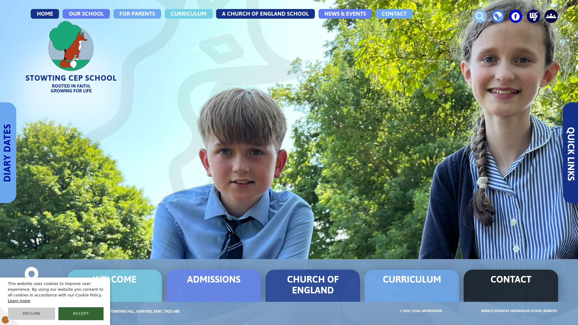 Website screenshot